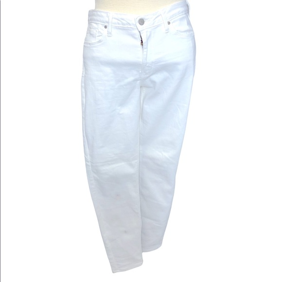 Just Black Denim - Just Black Denim Stretch White Crop Pant Sz 31